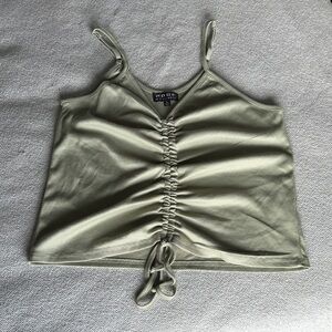 ✨3/$30✨ Olive Ruched Camisole Top
